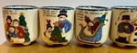 Vintage Cmi Henton Tealight Candle Crock Holders Set (6) Country Christmas. Fixed Price $13.79.