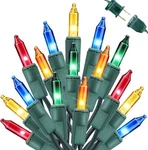 Toodour Clear Christmas Lights, 25FT 100 Count Incandescent Indoor Outdoor. Fixed Price $14.99.