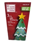 Home Accents Holiday 3.5 Ft Led Christmas Tree Indoor Outdoor Inflatable Lights. Fixed Price $19.99.