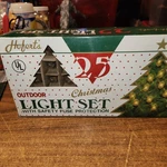 Vintage Hofert's 25 Bulb C9 Clear Christmas Outdoor Light Set New Box. Fixed Price $17.36.