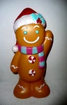 Gingerbread Man Tabletop Blow Mold 11 Inch Battery Operated Holiday Time Indoor. Fixed Price $12.99.