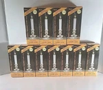 Lot Of 11 Darice Welcome Candle Lamps - Battery Operated Window Lights W/ Boxes. Fixed Price $41.97.