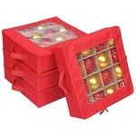 Propik 4 Pcs Christmas Ornament Storage Boxes With Dividers Individual Tr.... Fixed Price $113.41.