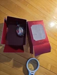 Beacon Design Patriotic 3D Egg Christmas Ornament 24K Gold Plate Nib. Fixed Price $14.00.