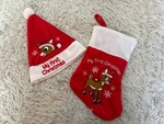 My First Christmas Rudolph The Red Nosed Reindeer Hat And Stocking Newborn Baby. Fixed Price $19.99.