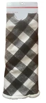 48" White & Black Buffalo Check Plaid Christmas Tree Skirt Faux Fur Trim Border. Fixed Price $17.50.