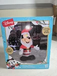 Disney Inflatable Mickey With Santa Beard 3.5 Ft.. Fixed Price $34.99.
