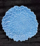 Vietri Fiori Di Campo Figural Blue Chrysanthemum Salad Plate 8.5" Floral Italy. Fixed Price $59.67.