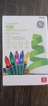 Ge 100 Multicolor Miniature Lights Green Wire String-a-long 20.6 Ft Stay Lit. Fixed Price $20.00.