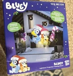 Bluey Bingo Lightshow Projection Swirling Storm Christmas Gemmy Factory Sealed. Fixed Price $27.99.