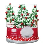 Holiday Time 48-INCH Festive Christmas Tree Skirt With Beaded Design. Fixed Price $24.95.
