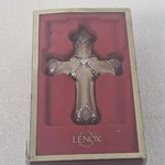 Lenox Holiday Cross Silverplated Ornament With Box Crystal Christmas Decor Gift. Fixed Price $20.69.