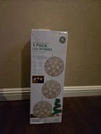 Ge 3 Pack 5.5-IN Hanging Super Sphere Display With 50 White Led Lights New. Fixed Price $58.80.