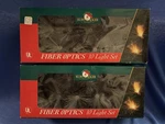 2 Sets Vintage Christmas Kurt Adler White Clear Fiber Optic 10 String Light. Fixed Price $28.00.