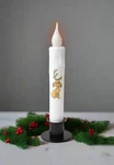 Handcrafted Christmas 7" Dr Seuss Max The Dog Led Timer Taper Candle. Fixed Price $9.00.