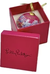 Lilly Pulitzer 2016 Glass Christmas Ornament Pink Coral Box. Fixed Price $20.00.