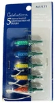 Replacement Faceted Multicolor Christmas Led Light Bulbs M5 3 Volt Celebrations. Fixed Price $11.99.