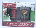 Original Icup Christmas Vacation Movie Glass Ice Cube Tray 16 Oz Pint Pack. Fixed Price $11.99.