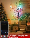 Avatar Controls 6FT Rgb Led Smart Lights Cherry Blossom Tree Home Yard Decor. Fixed Price $139.99.