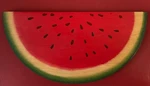 Watermelon Slice Wooden Cutting Serving Board Tree Spirit Vermont Summer Decor. Fixed Price $17.99.