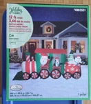 Gemmy- 12 Ft Santa's Merry Choo Train Christmas Airblown Inflatable. Fixed Price $159.94.