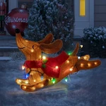 Dachshund Lighted Christmas Dog Decor 30" Muilticolor Lights Up Holiday Time New. Fixed Price $36.00.
