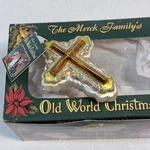 Old World Christmas Owc Glass Ornament The Ornate Cross Tags Box 2001 Easter. Fixed Price $14.76.