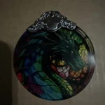 Dragon Stained Glass Christmas Ornaments Xmas Tree Decorations Ornam.... Fixed Price $15.99.