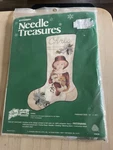 Jan Hagara's Counted Cross Stitch Chart Pattern Christmas Stocking. Fixed Price $11.25.