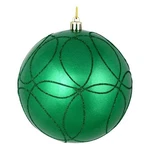 Vickerman 6" Circle Glitter Pattern Ornaments In Candy Seafoam Green (set Of 3). Fixed Price $35.99.