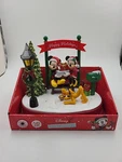 Disney Mickey & Minnie Mouse Christmas Animated Mail Box Scene Music/light Pluto. Fixed Price $36.99.