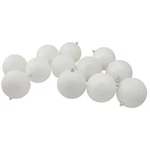 Northlight 24CT Shatterproof Winter White 4-FINISH Christmas Ball Ornaments 2.5". Fixed Price $19.49.