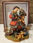 Old Glory 'santa's Bear Hug' First Edition 2000 Christmas Figurine. Fixed Price $44.95.