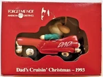American Greetings Dads Cruisin Christmas Car 1993 Forget Not Ornament Box. Fixed Price $22.00.