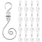 Increway Ornament Hooks, 30 Silver Pcs, & Transparent Beads. Fixed Price $18.43.