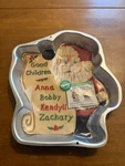 Wilton 1995 Santa Checking List Cake Pan Mold 2105-3323 Christmas Holiday Party. Fixed Price $8.00.