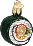Sushi Roll Mouth Blown Glass Old World Christmas Ornament New 32110 Free Box. Fixed Price $26.00.