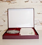 Merry Christmas From Heaven - Pewter Oval Ornament. Fixed Price $11.99.