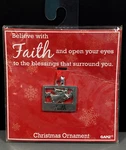 Ganz Faith Angel Star Christmas Ornament Silver Tone New. Fixed Price $13.49.