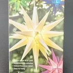 Moravian Star Led Indoor / Outdoor Hanging Light White 14 Christmas New. Fixed Price $24.00.