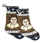 Disney Star Wars Luke Skywalker Knit Christmas Stocking Lined Brown Lot Of 2. Fixed Price $14.99.