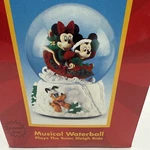 Disney Traditions Mickey Minnie Mouse Waterball Snow Globe Enesco Christmas New. Fixed Price $39.89.