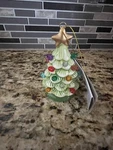 Wondershop Target Lit Green Ceramic Retro Christmas Tree Lighted Ornament. Fixed Price $19.00.