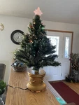 Vtg 2000 National Christmas Tree Co. 36 Fiberoptic W/ Bulbs. Fixed Price $65.00.