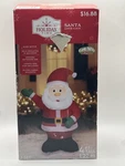 Christmas Airblown Inflatables Yard Decoration Santa, 4 Ft Up Claus. Fixed Price $22.00.