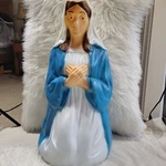 General Foam Plastics Mary Nativity Blow Mold Christmas Yard Cor 078-130084. Fixed Price $71.99.
