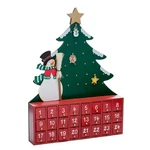 Kurt Adler C6117 Wooden Snowman With Tree Advent Calendar. Fixed Price $78.78.