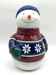 Snowman Cookie Jar Original Box St. Nicholas Square Winter Friends Excellent. Fixed Price $29.99.