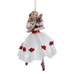 Kurt Adler 6" Resin Clara Christmas Ornament 6IN, Multi Color. Fixed Price $28.99.