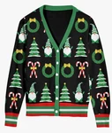 Goodstoworld Ugly Women Christmas Sweater New Cardigan Large V-neck Fun Whimsy. Fixed Price $24.99.